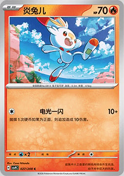 Scorbunny Card Front