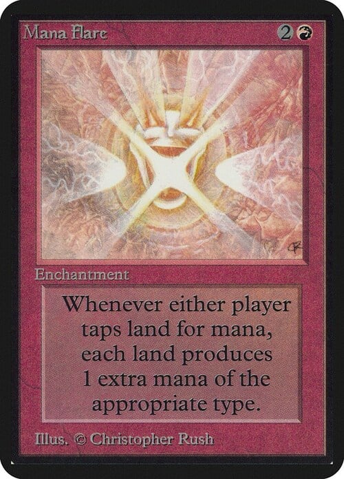 Mana Flare Card Front