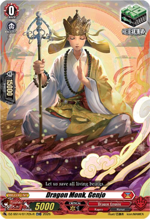 Dragon Monk, Genjo Card Front