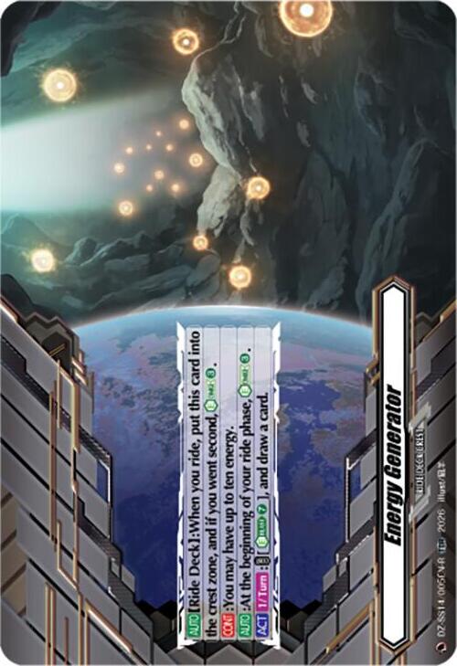 Energy Generator Card Front