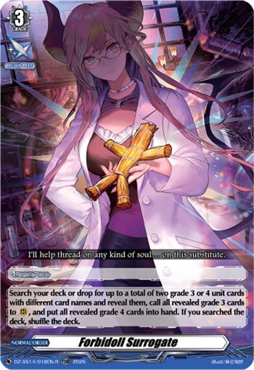 Forbidoll Surrogate Card Front