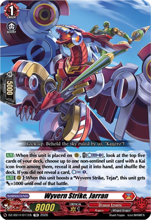 Wyvern Strike, Jarran Card Front