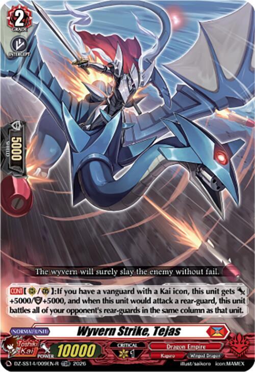 Wyvern Strike, Tejas Card Front