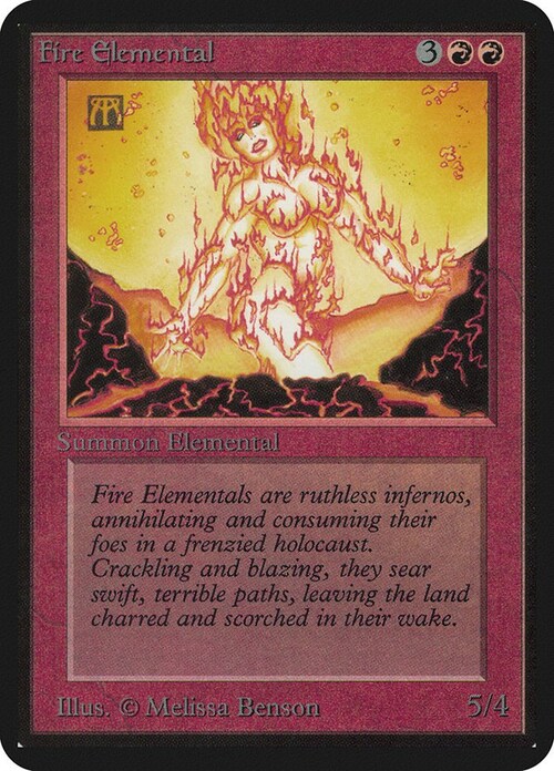 Fire Elemental Card Front