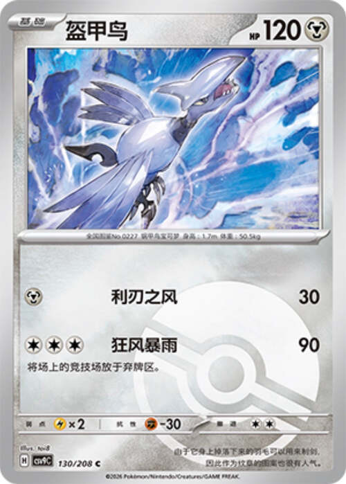 Skarmory Card Front