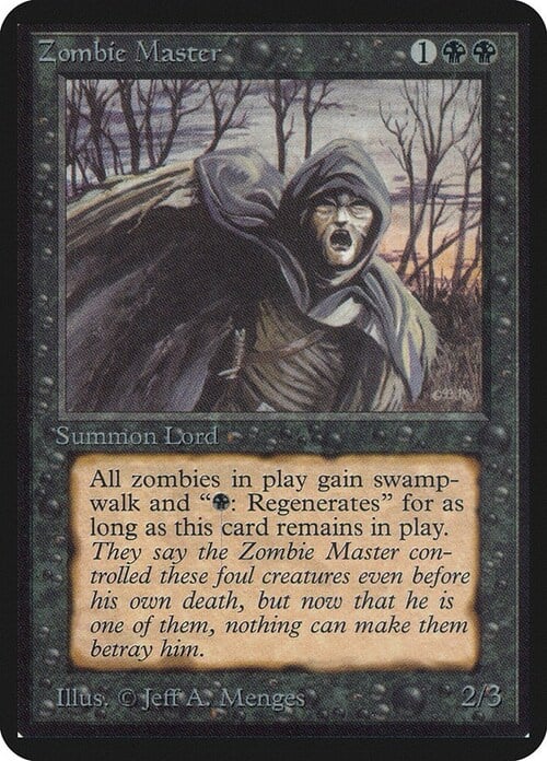 Zombie Master Card Front