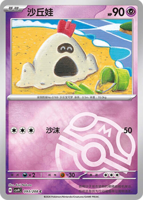 Sandygast Card Front