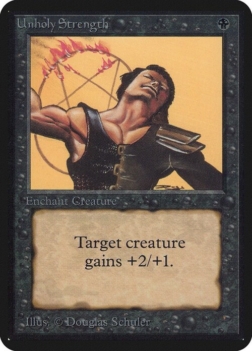 Unholy Strength Card Front