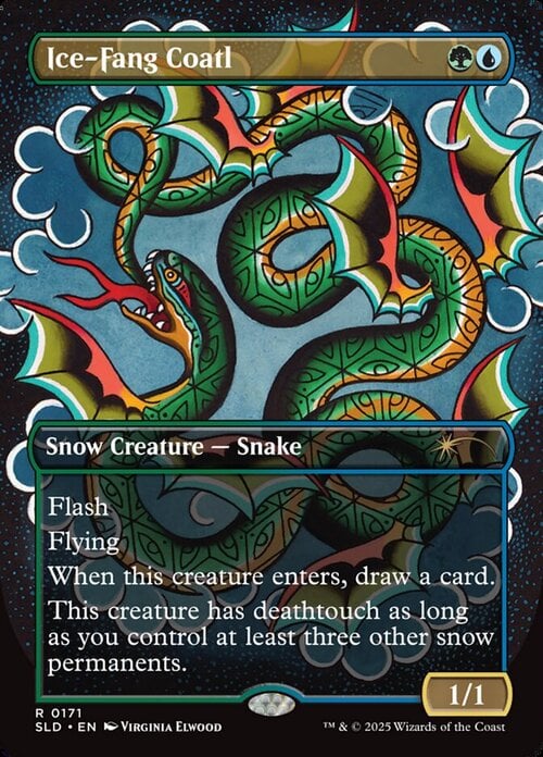 Coatl dalle Zanne di Ghiaccio Card Front
