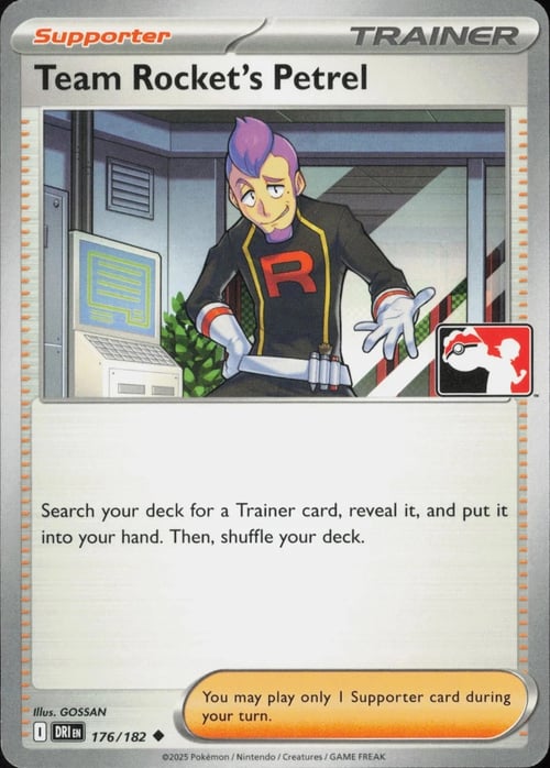 Team Rocket's Petrel Card Front