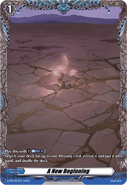 A New Beginning Card Front