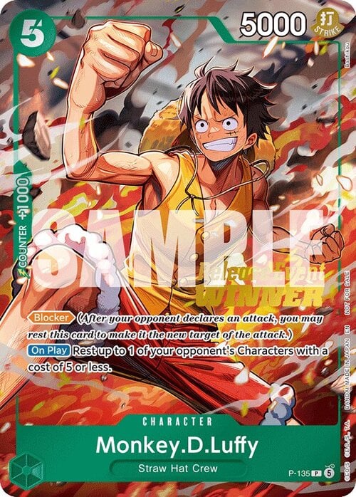 Monkey.D.Luffy Card Front