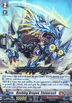 Dashing Dragon, Einionrush Card Front