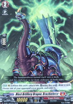 Blast Artillery Dragon, Brachioforce Card Front