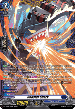 Coaster Shark Card Front