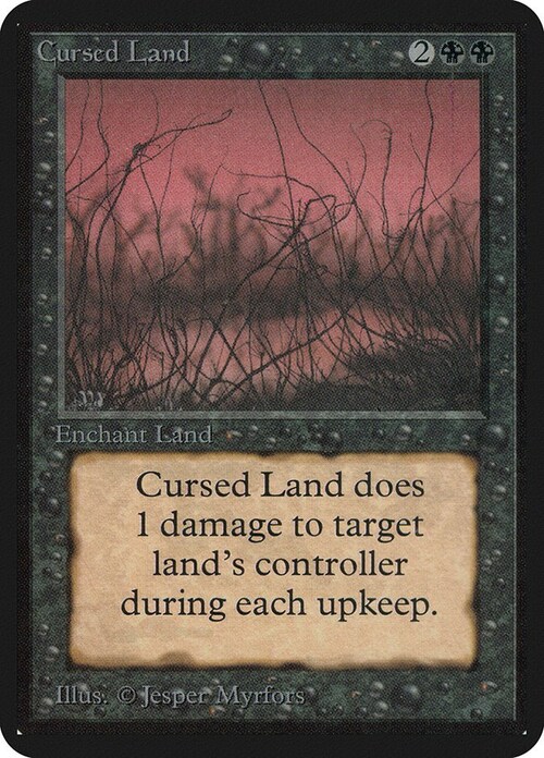 Cursed Land Card Front