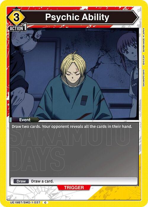 Psychic Ability Card Front
