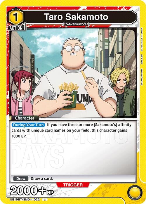 Taro Sakamoto Card Front