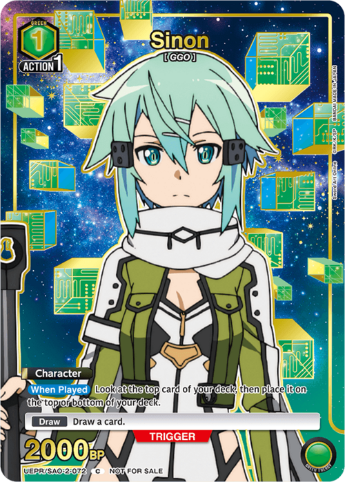 Sinon Card Front