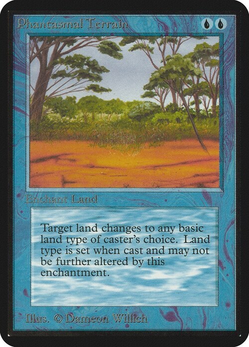 Phantasmal Terrain Card Front