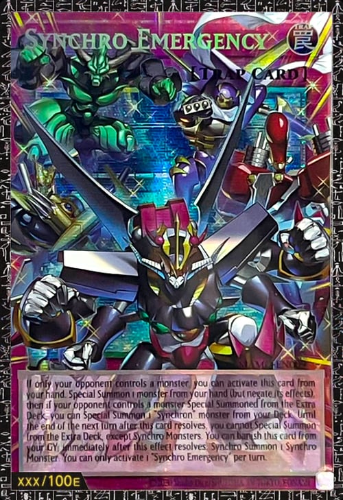 Emergenza Synchro Card Front