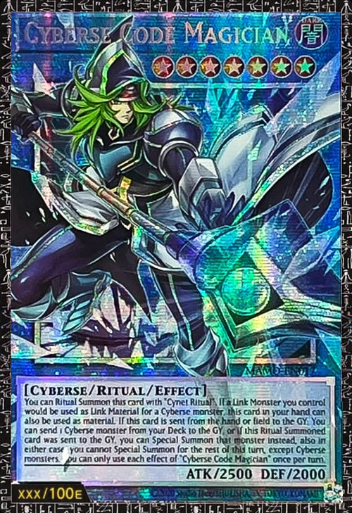Cyberse Code Magician Card Front
