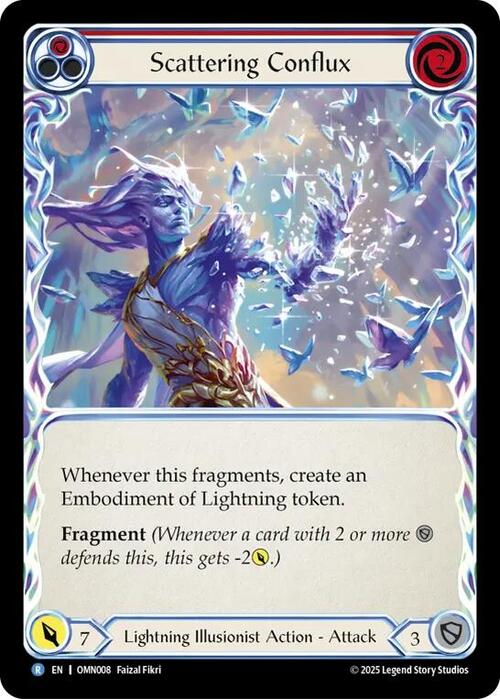 Scattering Conflux Card Front