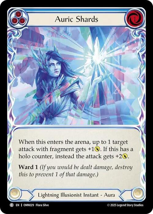 Auric Shards (Blue) Frente