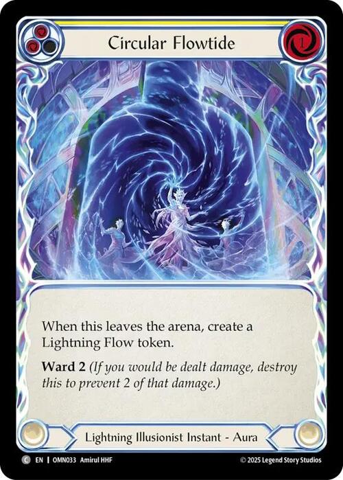Circular Flowtide Card Front