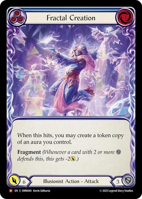 Fractal Creation Card Front