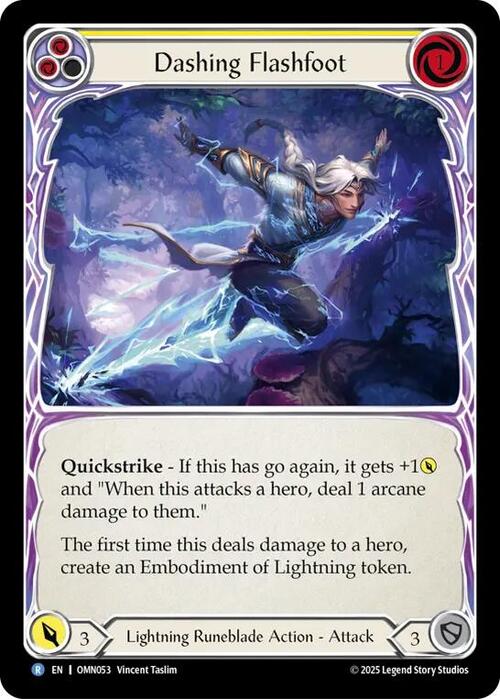 Dashing Flashfoot Card Front