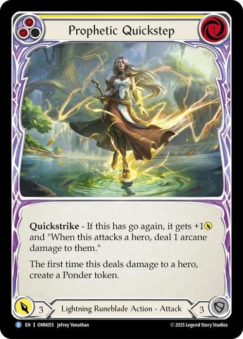 Prophetic Quickstep Card Front