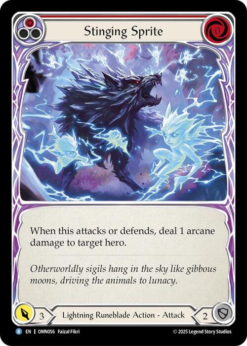 Stinging Sprite (Red) Card Front