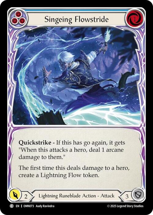 Singeing Flowstride (Blue) Frente