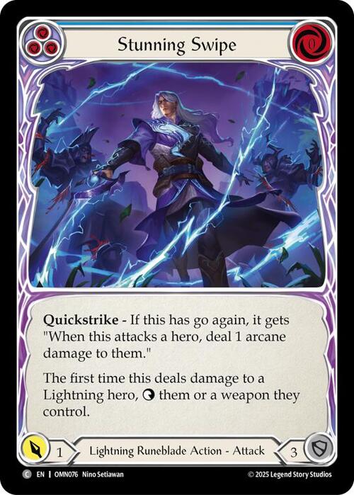 Stunning Swipe (Blue) Frente