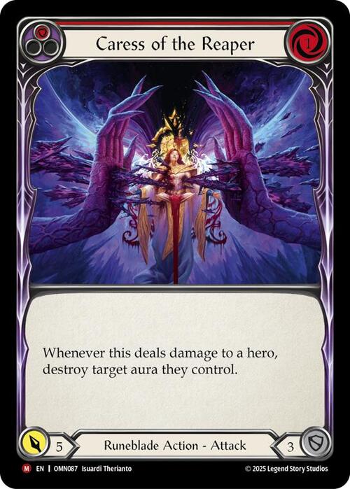 Caress of the Reaper Card Front