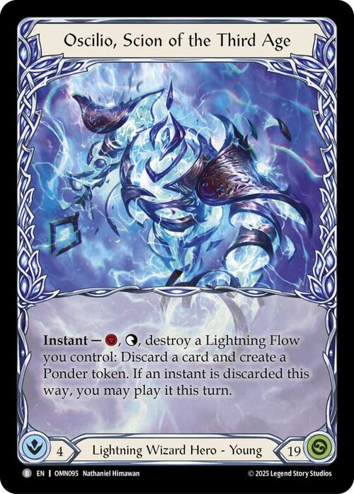 Oscilio, Scion of the Third Age Frente