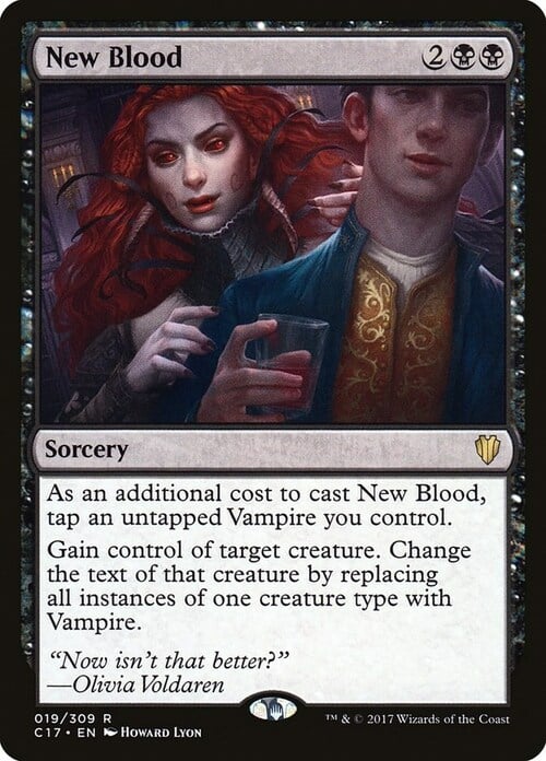 New Blood Card Front