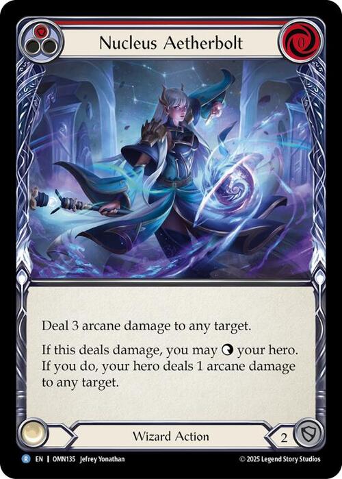 Nucleus Aetherbolt Card Front