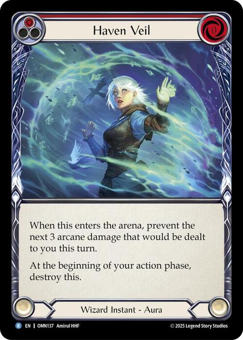 Haven Veil - Red Card Front