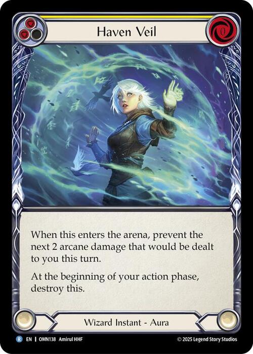 Haven Veil - Yellow Card Front