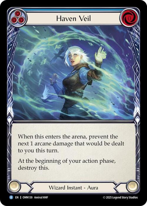 Haven Veil - Blue Card Front