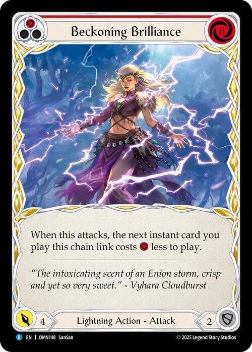 Beckoning Brilliance Card Front