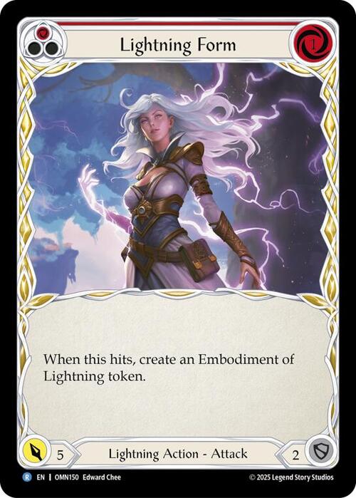 Lightning Form Card Front