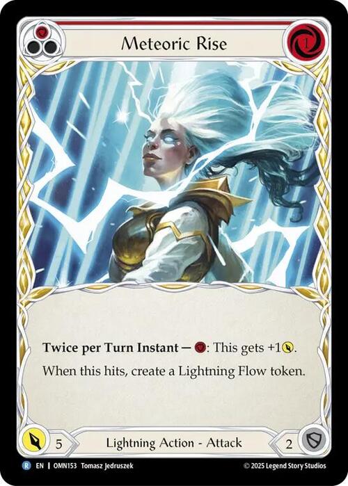 Meteoric Rise Card Front