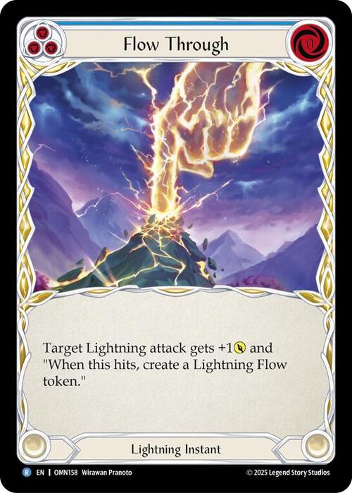 Flow Through Card Front