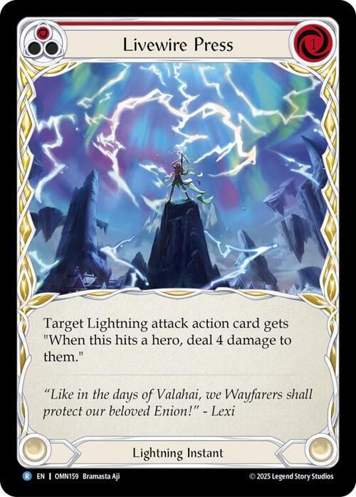 Livewire Press Card Front