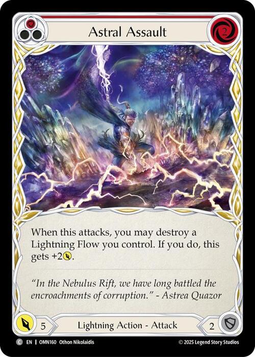 Astral Assault - Red Card Front