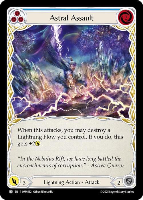 Astral Assault - Blue Card Front