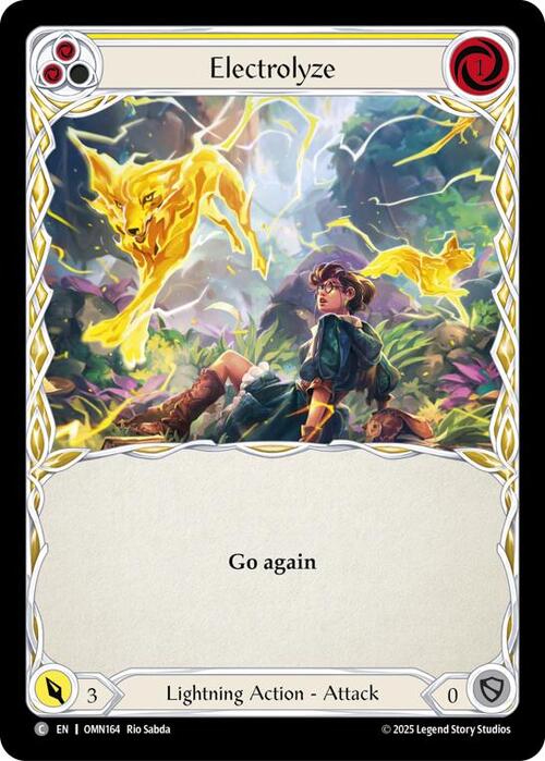 Electrolyze - Yellow Card Front